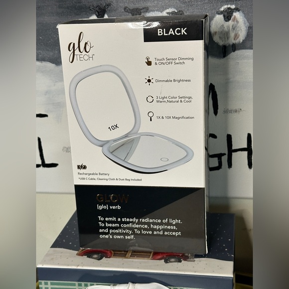 NIB Glo Tech LED Compact Mirror. - Picture 2 of 4